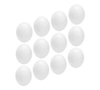 BESPORTBLE 12pcs Easter Egg Hunt Shells Delicate Simulated Eggs for Toys Decor Bird Accessory