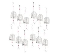BESPORTBLE 12pcs Fish Cage Feeder Stainless Steel Metal Cage Fishing Accessories with Rapid Opening Mechanism Portable Design for Fishing on A Boat Or by The Shore