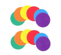 BESPORTBLE 12pcs Football Training Spot Markers Soft Floor Discs High Visibility Sports Game Markers for Soccer Agility Training Kindergarten Classroom Physical Education