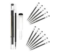 BESPORTBLE 12pcs Gel Pen 0.35mm Needle Tip for Smooth Writing and Comfortable Use, Plastic Body with Simple Design, for Students in Home Study Room or School