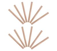 BESPORTBLE 12pcs Guitar Binding Guitar Tools Wood Decorative Accessory Levelling File Khaki