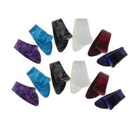 BESPORTBLE 12Pcs Guitar Finger Picks Flat Thumb Picks for Acoustic Guitar Banjo Ukulele and Harp Durable Comfortable Grip for Musicians Performance and Practice