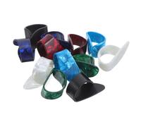 BESPORTBLE 12pcs Guitar Thumb Picks Medium Celluloid Banjo Ukulele Picks for Acoustic Harp and Bass Fingerstyle Musicians