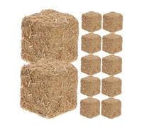 BESPORTBLE 12pcs Mini Decorative Haystacks Faux Hayrick for Miniature Dollhouse Farm Diorama Craft Landscaping Scene Accessories