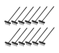 BESPORTBLE 12pcs Mini Plastic Hand Rakes for Sand Tray and Beach Play Small Gardening Tools with Zen Design for Sand Art Creativity and Family Bonding Activities
