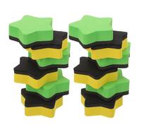 BESPORTBLE 12pcs Office Whiteboard Erasers Magnetic Eva and Felt Cloth Material Lightweight Classroom Whiteboard Wipe Tool Easy to Carry and Store for Presentations