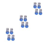 BESPORTBLE 12pcs Pet Knits Socks Dog Slip Paw Grips Soft Cotton Dog Socks for Ankle for to Stop Licking Random Color