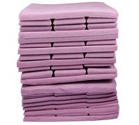 BESPORTBLE 12pcs Purple Flame-retardant Acoustic Panels 30x30cm High-density Sound Absorbing Pads for Recording Studio, Home Theater, and Ktv Sound Insulation