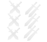 BESPORTBLE 12pcs Roman Sword Lightweight Fencing Swords for Boys Role Play Medieval Knight Cosplay Halloween Dress Up Accessories DIY Graffiti Design Durable Party Props