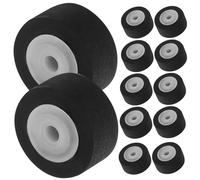 BESPORTBLE 12pcs Rubber Pinch Rollers for Cassette Tape Machines 11.5mm Video and Audio Recorder Repair Parts Compatible with Radio Tape Recorders and DVD Drives