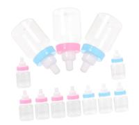 BESPORTBLE 12pcs Shower Decorative Mini Feeding Bottles Transparent Cartoon Candy Filler Bottles for Party Favors