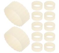 BESPORTBLE 12pcs Silicone Taper Candle Adapters Non-slip Stabilizer Rings for Candlesticks and Candles Easy to Use Base Grippers for Centrepiece Decorations and Religious Occasions