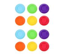 BESPORTBLE 12pcs Small Insect Feeding Bowls for Dubia Roaches and Crickets - 1.34-inch round Plastic Terrarium Feeder Dishes for Reptile and Small Animal Food Random Color