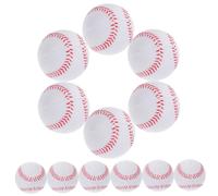 BESPORTBLE 12pcs Soft Baseballs Flexible Pu Baseballs for Boys and Girls Training Hitting Squeeze Sports Stress Balls Boy Girl Chasing Outdoors Playing