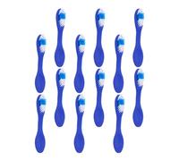 BESPORTBLE 12pcs Soft Bristle Travel Toothbrushes Compact Short Handles for Prison and Institutional Use