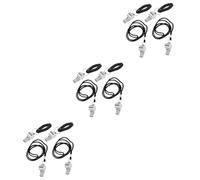 BESPORTBLE 12pcs Stainless Steel Sports Referee Whistles High Frequency Metal Whistle for Soccer Emergency Use for School Sports Activities