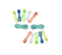 BESPORTBLE 12Pcs Thicken Luminous Sneaker Shoe Laces Flat Glow Colorful Shoelaces for Casual Sneakers Night Jogging Party Use with White Pink Sky Blue Blue Green Yellow