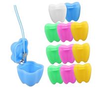 BESPORTBLE 12Pcs Tooth Keepsake Container for Storing Lost Teeth Durable Tooth Storage Box for Newborn Memories Practical Present for Growth