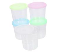BESPORTBLE 12Pcs Transparent Jellyfish Flower Arrangement Cup Durable Betta Cup for Fish Farming Random Color for Flower Display and Aquarium Decor
