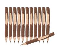 BESPORTBLE 12pcs Wooden Ballpoint Pens with Rustic Charm and Lightweight Wood Material, Sturdy Black Ink Pens for Back to School Party, Office Setting, and Journaling