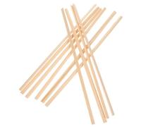 BESPORTBLE 12pcs Wooden Window Molding Trim Decorative Strips for DIY Projects and Photography Compositions, Beige Pine Wood Resistant to Deformation, 6mm Thick and 30cm Long Window Edge Trim