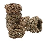 BESPORTBLE 12pcs Woven Napkin Rings Rustic Bohemian Handcrafted Serviette Buckle Rings for Wedding Party Coastal Event Vintage Farmhouse Table Decor