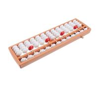 BESPORTBLE 13-Section Abacus Toy for Kids Plastic Counting Tool Storage Tray Educational Math Learning Aid for Preschool and Kindergarten Children
