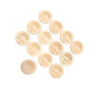 BESPORTBLE 13Pcs Double Sided Milestone Discs Monthly Photo Props for Newborn Growth for Showers Neutral Rainbow Design Capture First Year Memories