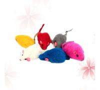 BESPORTBLE 14pcs Funny Plush Rabbit Mouse Cat Kitten Playing Pet Accessories Interactive Indoor Cat Pet for Fun and Exercise Random Color