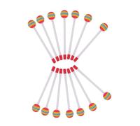 BESPORTBLE 14pcs Rainbow Lollipop Shape Drumsticks for Soft EVA Foam Head Percussion Mallets Lightweight Hand Drum for Early Music Education Colorful Musical Instrument for Family and
