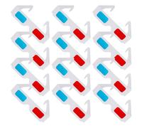 BESPORTBLE 150PCS Cardboard 3D Movie Glasses with Red Blue Anaglyph Lenses, Disposable Paper Eyeglasses for TV, DVD, and Home Cinema Viewing, Adult Stereoscopic 3D Glasses for Movies and