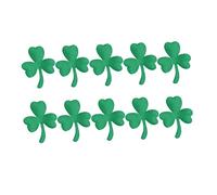 BESPORTBLE 150Pcs DIY Clover Non Woven Headdress Accessories Green Handmade Material for St Patrick Day Party Craft Supplies