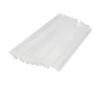 BESPORTBLE 150pcs White Makeup Brush Mesh Covers Protective Brush Protectors Cosmetic Covers for Travel Storage Elastic Non-toxic