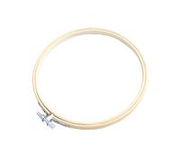 BESPORTBLE 15cm Bamboo Embroidery Circle Frame DIY Embroidery Stand Hoop for Beginners Punch Needle Kit