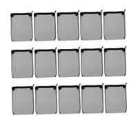 BESPORTBLE 15pcs Aquarium Filter Media Bags Reusable Polyester Mesh Zipper Bags for Water Filtration Fish Tanks Compatible with Activated Carbon and Small Media
