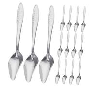 BESPORTBLE 15pcs Bird Feeder Spoon: Stainless Hand Feeding Utensil for Parrots Chicks & Exotic Birds - Nursing Scoop for Breeders & Pet Owners
