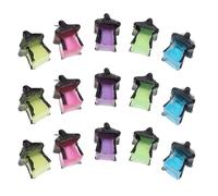 BESPORTBLE 15pcs Dollhouse Light: Miniature Led Lamp - Luminous Light Model - Glow In The Dark Resin Charms Decor For Diy Christmas Village Sand Table Decor Scene Accessories