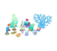 BESPORTBLE 15pcs Mini Ocean Animal Figurines Vibrant Resin Sea Creatures for Aquarium Decor DIY Fish Tank Fairy Garden Dollhouse Realistic Underwater Scene Ornaments