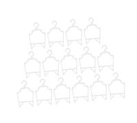 BESPORTBLE 15pcs Pet Clothing Hangers Pink Coathangers for Dog Simple Style Dog Hangers for Displaying Storage
