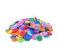 BESPORTBLE 160Pcs Place Value Disks Educational Math Counting Discs Lightweight Eva Number Counters for Early Learning and Classroom Use