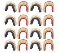 BESPORTBLE 16pcs Archery String Nocking Points Durable Precision Brass Clips for Recurve Compound Bows Easy Install Accessories for Enhanced Noise Control Vibration Reduction