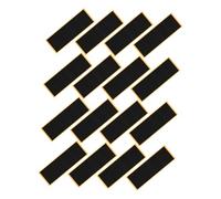 BESPORTBLE 16pcs Black Foam Finger Skateboard Grip Tape Soft High Rebound Non-slip Self-adhesive Pads for Mini Decks Cushioning and Anti-slip Traction for Fingerboard Tricks