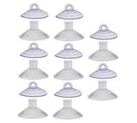 BESPORTBLE 16PCS Cat Window Perch Suction Cups Transparent Strong PVC Round Suction Cups with Vacuum Glass Technology for Kitten Hammock Replacement Parts Secure Attachment and Enhanced