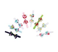 BESPORTBLE 16pcs Chic Bow Tie for Cats Dogs Adjustable Pet Collar Rhinestone Flower for Parties Photos