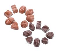 BESPORTBLE 16pcs Chocolate Prop Model Makers Toys for Boys and Girls Simulated Decor Fake Desktop Model Boy Girl Accessory Multi-function Educational Toy