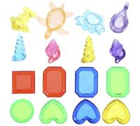 BESPORTBLE 16PCS Diving Gems Set for Pool for Summer Fun Underwater Swimming Games for Role Play and Classroom Prizes