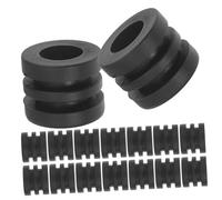 BESPORTBLE 16pcs Plastic Foosball Bumpers for Standard Table Football Games Cushioned Replacement Gaskets Made of Safe Plastic Easy Installation Foosball Table Accessories