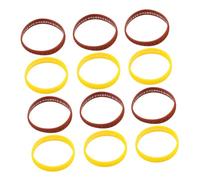 BESPORTBLE 16pcs Sanskrit Silicone Bracelet Wrist Bands Thin Silicone Wristbands Wristbands Bulk Flexible Bracelets for Men Silica Gel