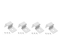 BESPORTBLE 16pcs Stainless Steel Fish Tank Lid Supports Bracket for Aquarium Glass Covers Resistant Holders for Secure Fish Tank Lids Safe for Aquatic Pets
