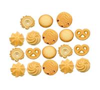 BESPORTBLE 18 Pieces Artificial Biscuit Models, Realistic Simulation Biscuits for Photography and Decoration, Fake Cookies for Bakery, Wedding and Party Props, Various
